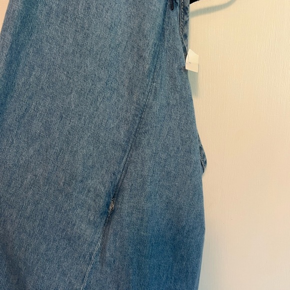 COPY - Rag & Bone Blue Halter Sheath Midi Dress (see callouts) - Picture 6 of 7